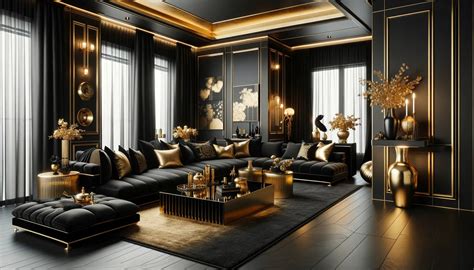 25 Black and Gold Living Room Ideas for Chic Decor – Roomy Retreat
