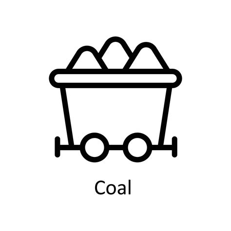Coal Vector outline Icons. Simple stock illustration stock 21961959 ...