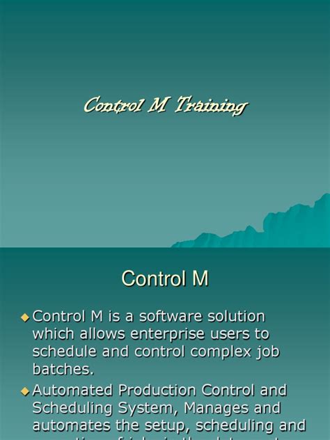 Control-M Tutorial 的图像结果
