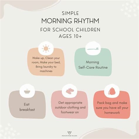 Morning Routines for Children and their Caregivers
