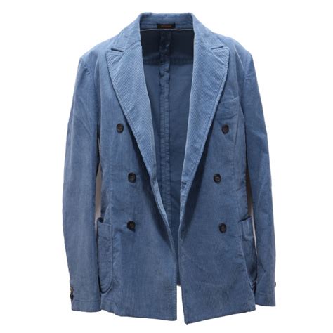 6969AL giacca doppiopetto uomo OFFICINA36 man velvet jacket
