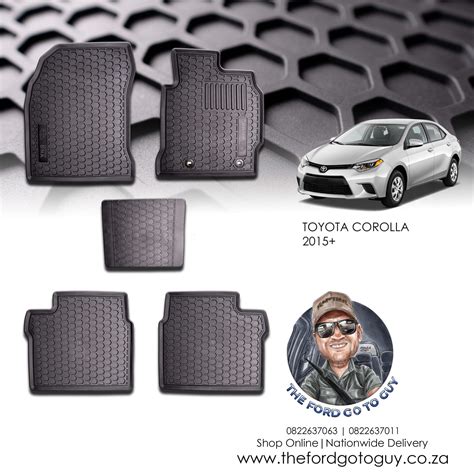 Toyota Corolla 2015+ Custom DNA Rubber Floor Mats For Sale | The Ford ...