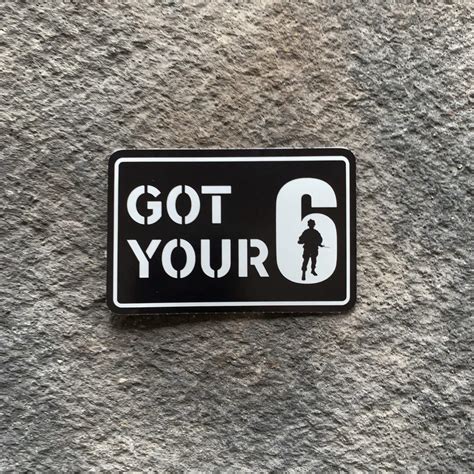 Got your 6 Vinyl Decal - PatchOps