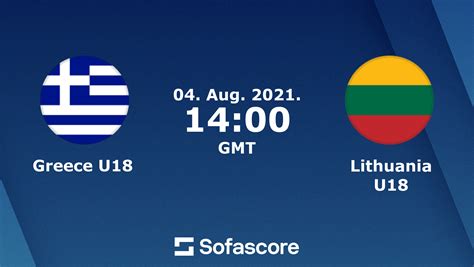 Greece U18 vs Lithuania U18 scores & predictions | Sofascore