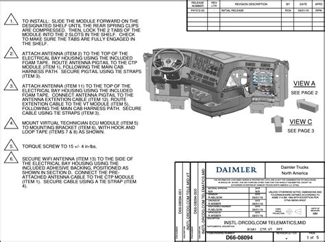 Daimler Trucks North America CTP10777001 Telematics Control Unit User ...