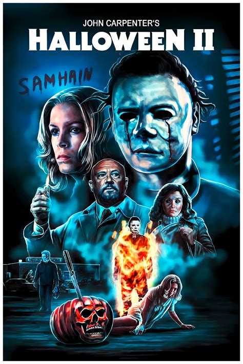 Horror Icons halloween 2 Movie Poster. 1 PDF Digital Download. 32bit ...