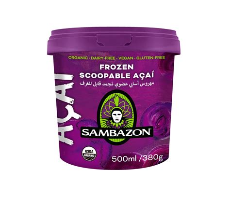 Sambazon Frozen Scoopable Açaí Sorbet 10L - Click Cuisine