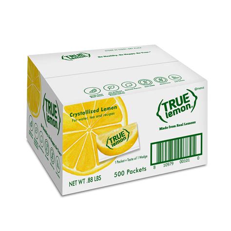 True Lemon Water Enhancer Packets - Sugar-Free, 0 Calorie Drink Mix ...