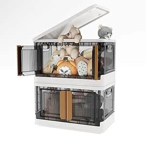 gerritfany Plastic Storage Bins for Closet Organizers and Storage,94Qt ...