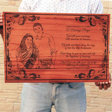 Everlasting Marriage Prayer Wood Plaque | Gift For Husband & Wife ...