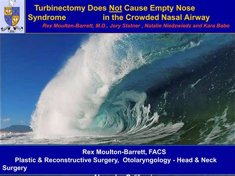 Role for Turbinectomy In the Crowded Nasal Airway, Is Empty Nose ...