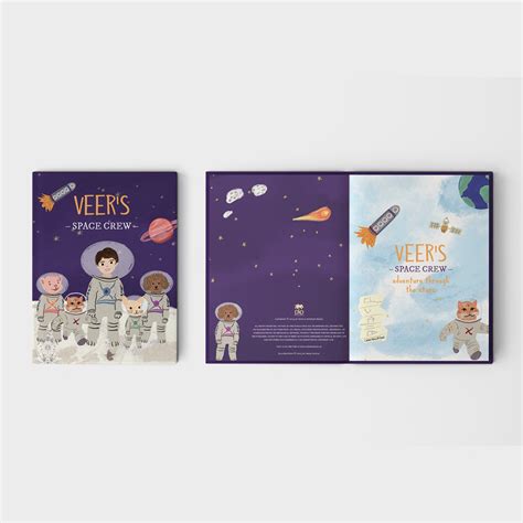 Space Crew Personalised Story book – Dots and Doodles Design