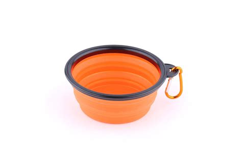 HANK Portable Travel Pet Bowls with a Free Hook (Orange) – HankPets | HANK