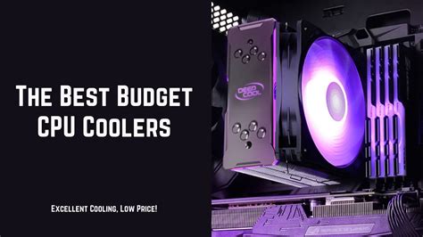 The Best Budget CPU Coolers - Appuals.com