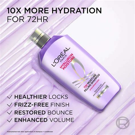 L'Oréal Paris Hyaluron Moisture Hydrating Combo Shampoo, Conditioner ...