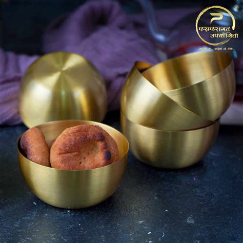 Paramparagat Upyogita Swarna Devyani Brass Bowl/Katori Set – Param Upyog