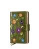 Buy Secrid Stitch Floral Mini Wallet | Olive Color Men | AJIO LUXE