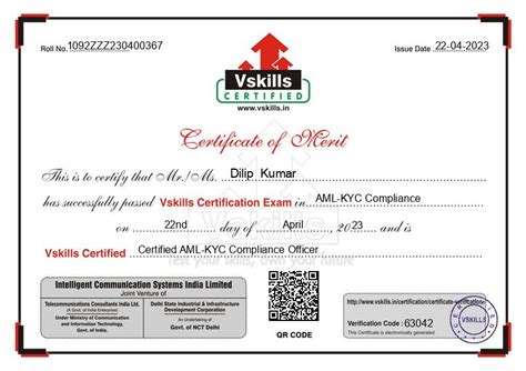 Dilip Kumar - Certified AML-KYC Compliance Officer