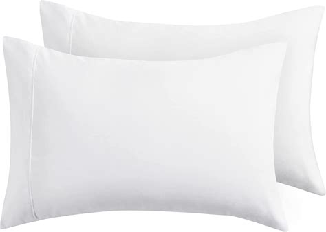 Amazon.com: Bedsure Queen Pillowcases Set of 2 - White Pillow Cases ...