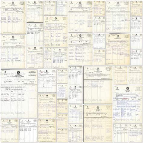 Vintage 1930's Criminal Police Report Sheets | 45 Criminal Rap Sheets ...