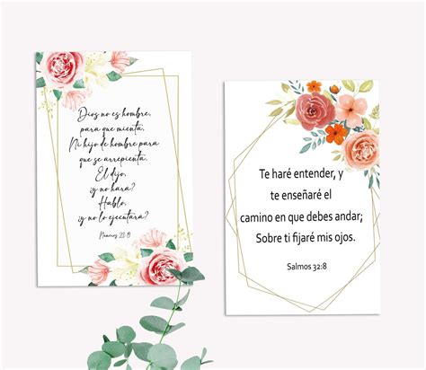 Spanish Promises of God Set X8, Promesas De Dios, Spanish Women Bible ...