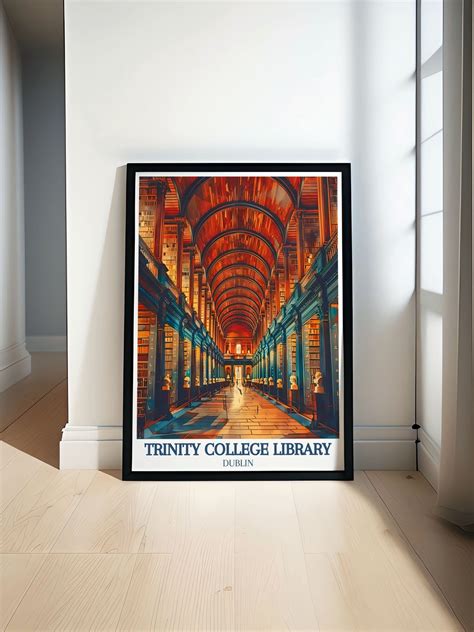 Trinity College Dublin Poster - Trinity Library Art - Old Library ...