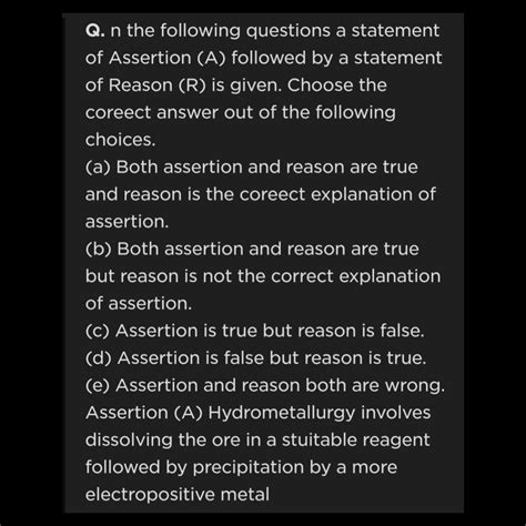 pls tell assertion reasons - Brainly.in