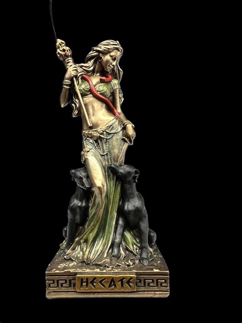 Hecate, Greek Goddess of Magic, Miniature Statue | Veronese Design ...