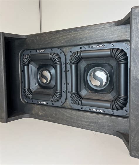 Kicker Solo X 2 x 12" Enclosure – Gately Audio