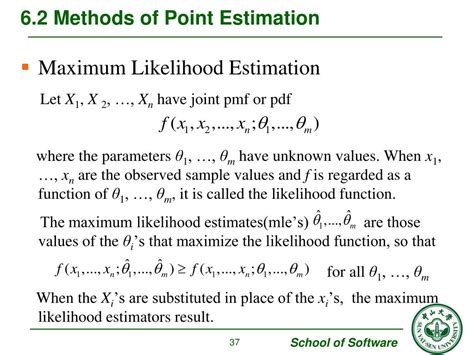 Point Estimation Methods 的图像结果