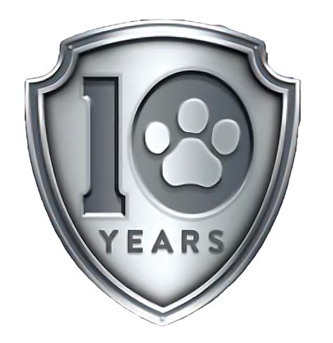 PAW Patrol 10th Anniversary Badge by 22Tjones on DeviantArt