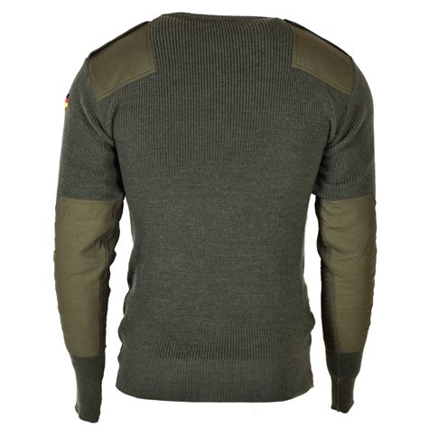 Commando Sweater Original British Army Commando Green Wool Pullover ...