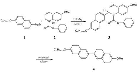 A New Series of Kinked Liquid Crystals: 2-(6-Alkoxynaphthalen-2-yl)-6 ...