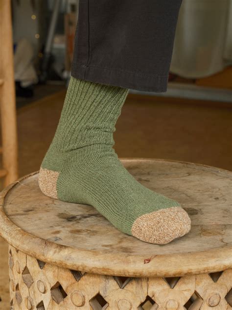 Marled Utility Sock - L / Moss Green | Socks, Fit women, Black socks