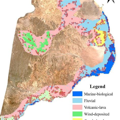 Labeled Landform Map 的图像结果