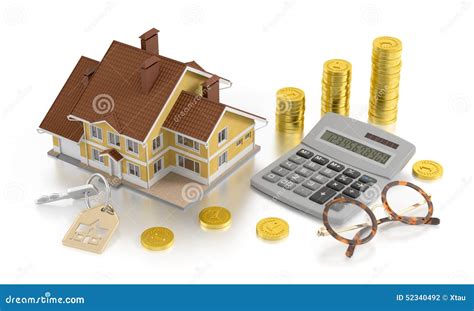 Real Estate Accounting stock photo. Image of glasses - 52340492