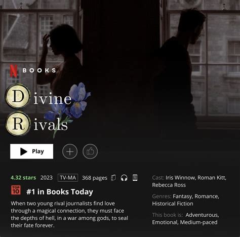 divine rivals in 2024 | The book thief, Book club books, Book fandoms
