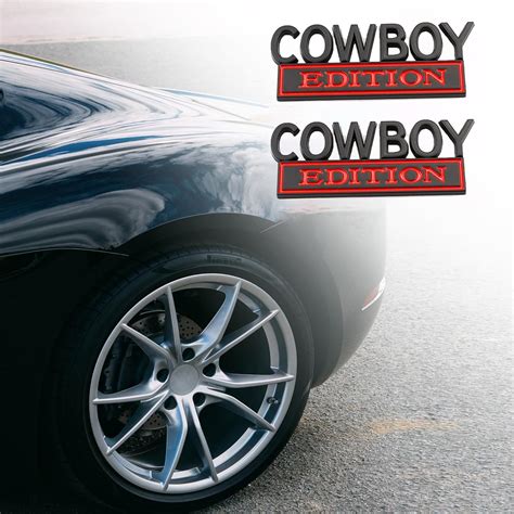 CARRUN Cowboy Edition Emblem Car Side Rear Front Trunk Door India | Ubuy
