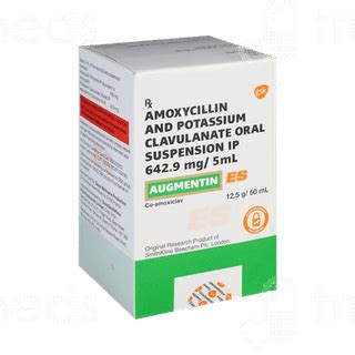 Augmentin Es 642.9Mg/5Ml Oral Suspension 50 Ml: Uses, Side Effects ...