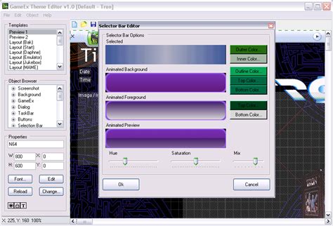 Image result for GameEx Custom Menu Editor