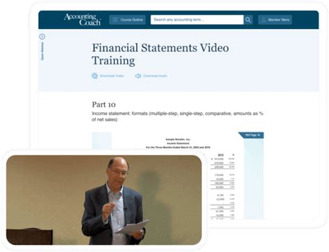 Image result for Tutorials Videos On Financial Statements