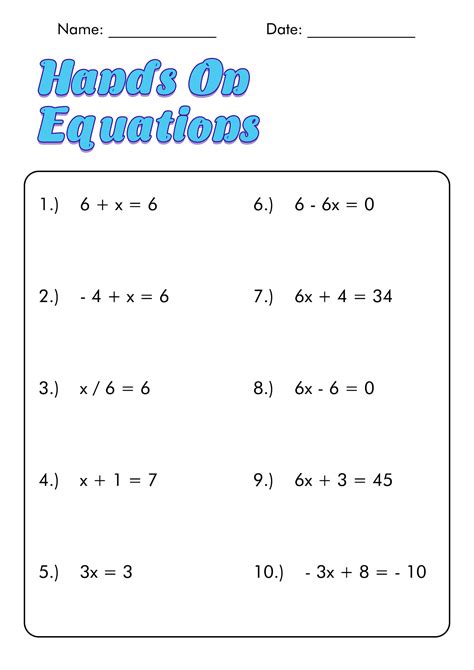 13 Balance Scale Equations Worksheets - Free PDF at worksheeto.com