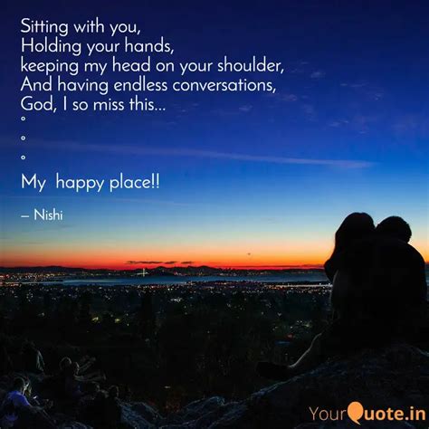 Sitting with you, Holding... | Quotes & Writings by Nishi Tiwari ...