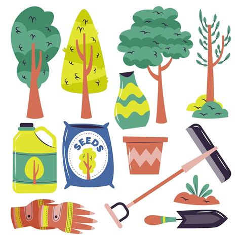 Tree objects illustration Images - Free Download on Freepik