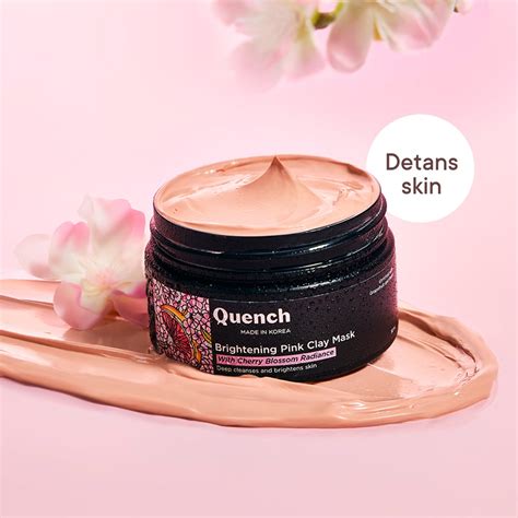 Brightening Pink Clay Mask with… – Quench Botanics