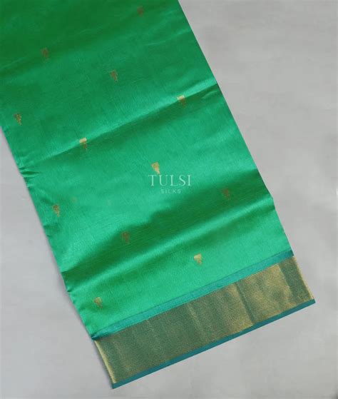 Buy Green Silk Cotton Saree T490362