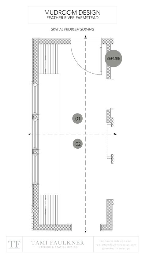 MUDROOM FLOOR PLAN AND INTERIOR ELEVATIONS - SPATIAL PROBLEMS AND ...