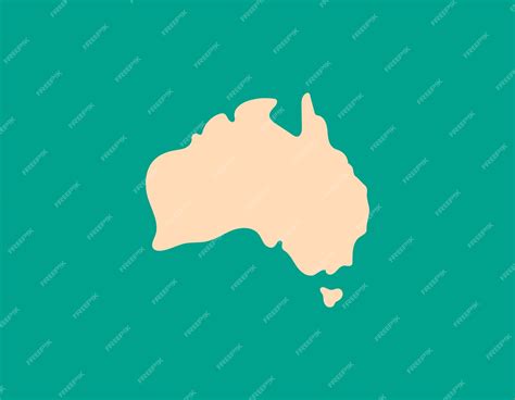 Premium Vector | Simple graphic australia country