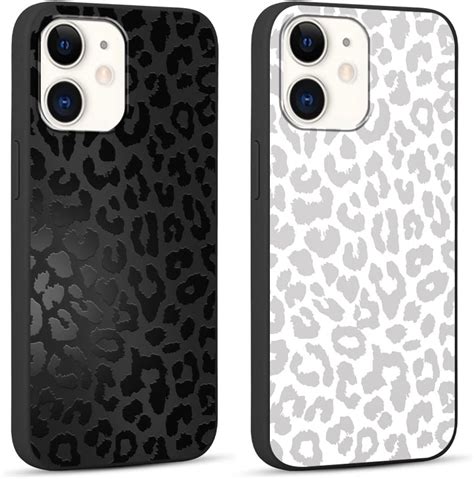 Amazon.com: RUMDEY 2 Pack Cute Cheetah Print for Apple iPhone 11 6.1 ...