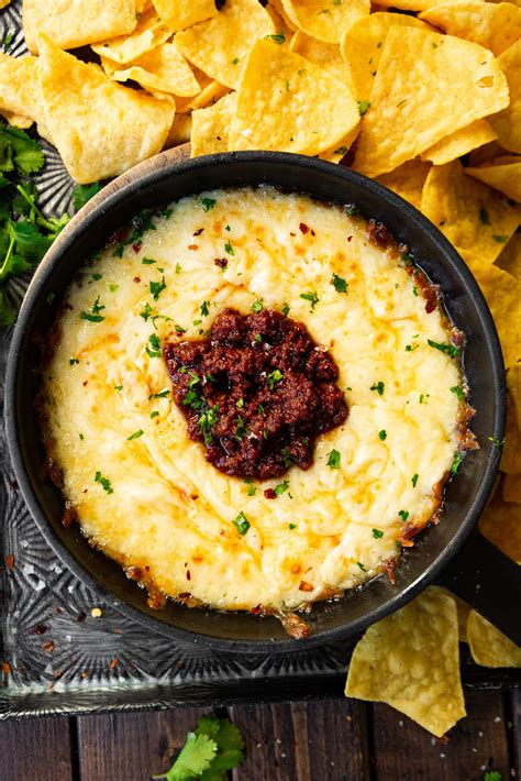 Queso Fundido Recipe (Spicy Chorizo Dip!) - Oh Sweet Basil